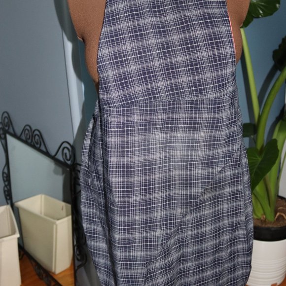 Plaid and Peach Apron - Picture 2 of 5